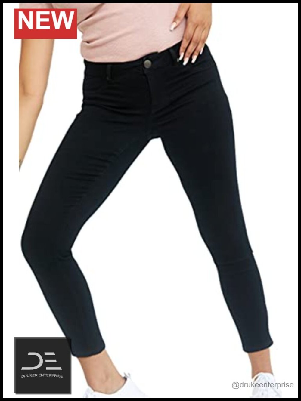 Women's Curvy Butter Skinny Jeans Mid-Rise 28" Inseam Stretch Denim